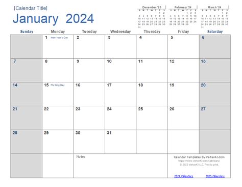 2024 Monthly Calendar Printable Design 7