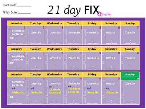 21 Day Fix Exercise