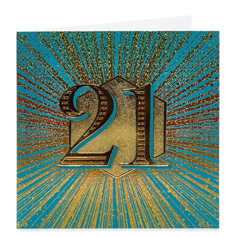 Inspiration for creating unique 21st birthday cards