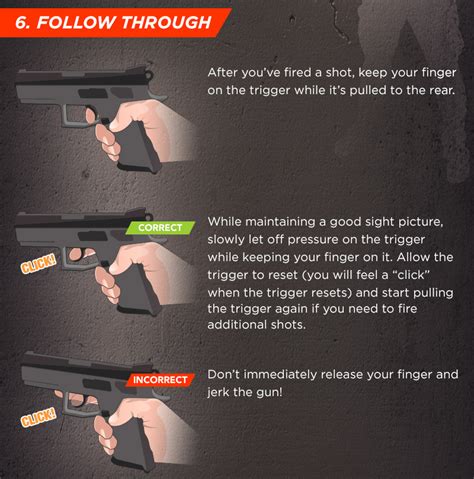 22 Pistol Target Shooting Follow-Through