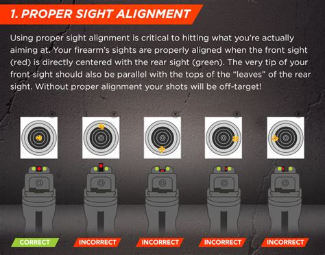 22 Pistol Target Shooting Sight Alignment