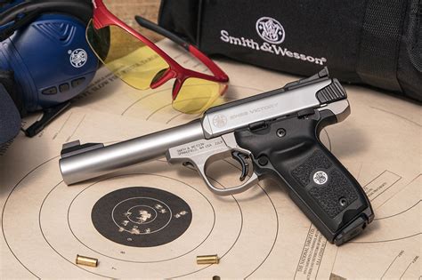 A 22 Smith & Wesson with low recoil