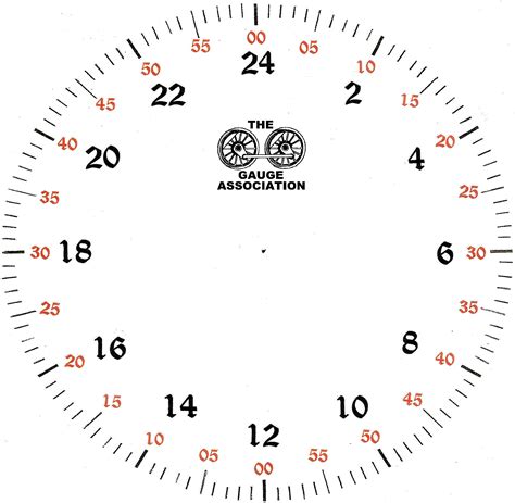 24 Hour Clock Printable PDF