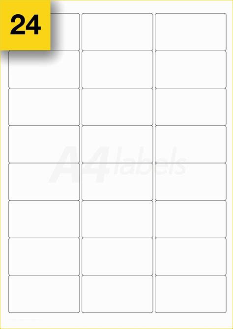 24 Labels Per Sheet Template Word Download