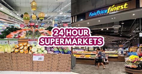 24hr supermarket exterior