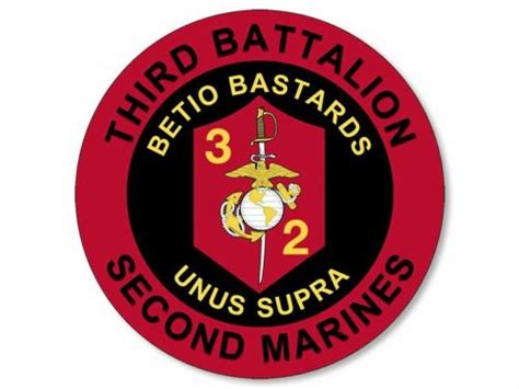 A photo showcasing the heritage of the 2nd Battalion, 3rd Marines