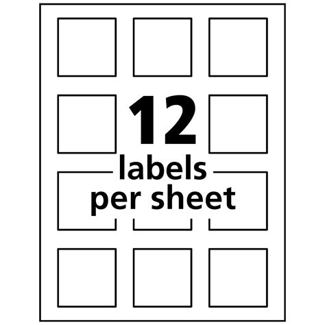 2x2 Label Template Word