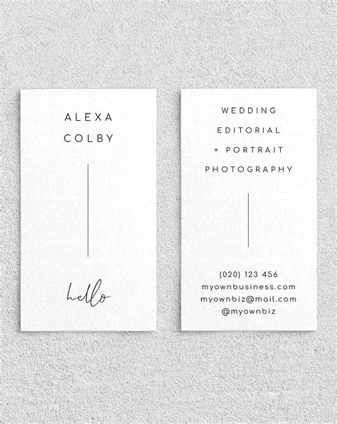 2x3 Business Card Template Design Ideas 10