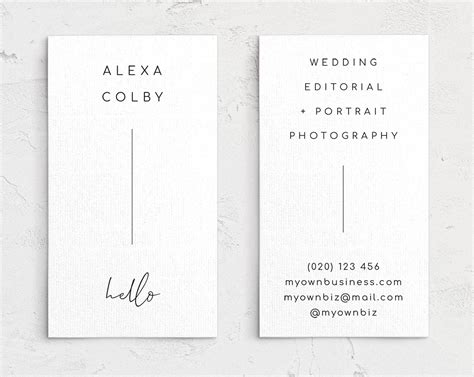 2x3 Business Card Template Design Inspiration 7