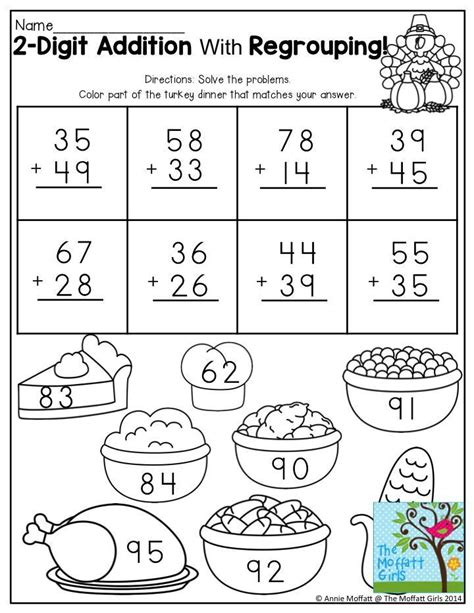 3-digit addition with regrouping worksheets for kids