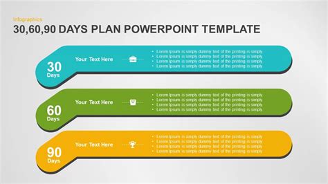 30 60 90 template PowerPoint