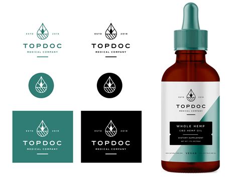 30ml bottle label template design