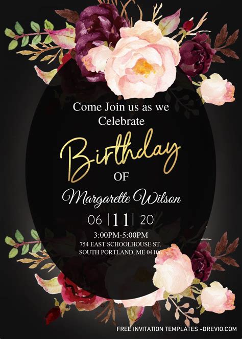 30th Birthday Invitation Template 10