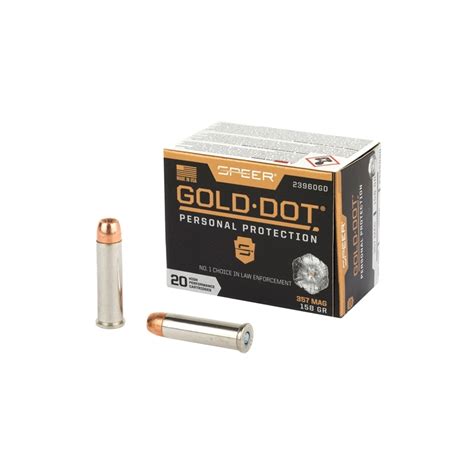 .357 Magnum 158-grain Speer Gold Dot