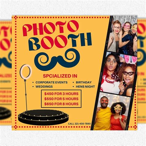 360 Photo Booth Flyer Template Free Download