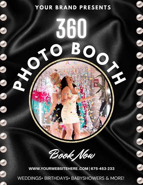 360 Photo Booth Flyer Template Psd