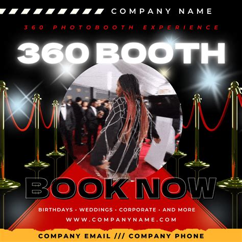 360 Photo Booth social media sharing