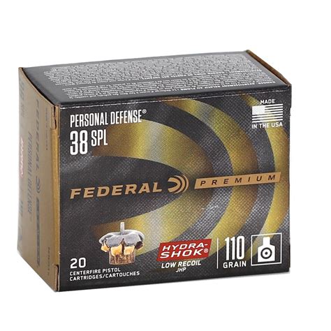 Federal Personal Defense 100-grain JHP