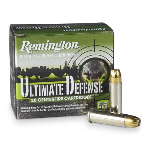 Remington Ultimate Defense 110-grain BJHP