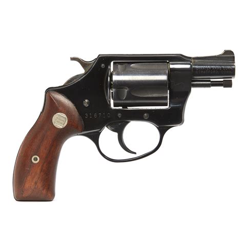 A Smith & Wesson.38 Special revolver, with a 4-inch barrel