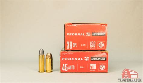 38 Special vs 45 ACP ammunition availability and cost