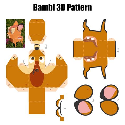 3D Paper Animal Templates For Printing Fun