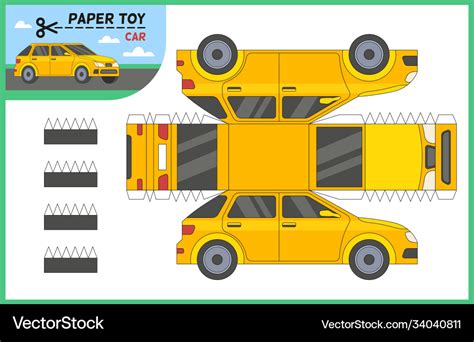 3D Paper Car Template Gallery Image 3