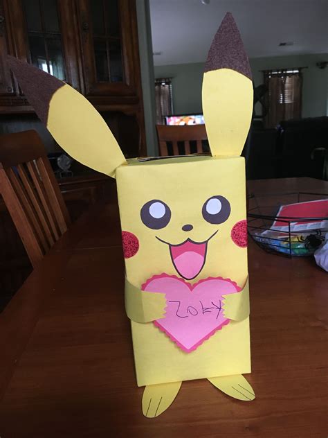 3D Pikachu Valentine Box