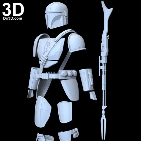 3D Printed Mandalorian Armor Template