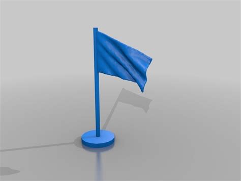 A 3D printer creating a wooden waving flag template