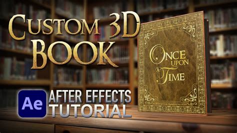 3D book After Effects template