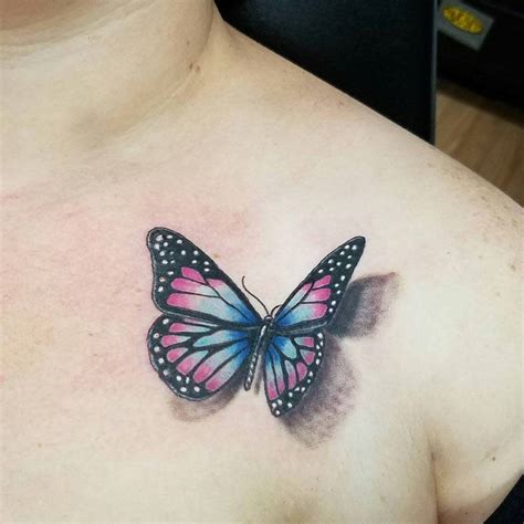 3D butterfly tattoo design