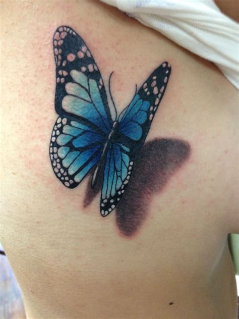 3D butterfly tattoo design