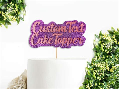 3D Cake Toppers