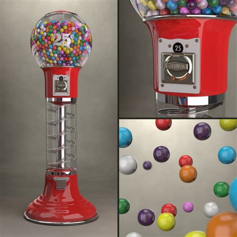 3D Gumball Machine Template