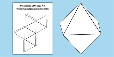 Octahedron 3D Net