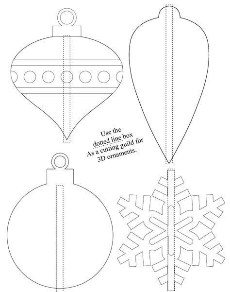 3D Ornament Templates