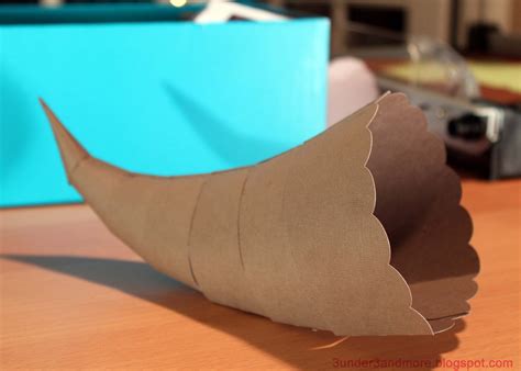 3D Paper Cornucopia