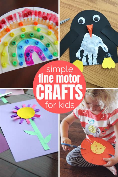 3D Paper Crafts Fine Motor Skills