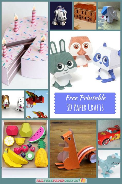 3D Paper Crafts Ideas