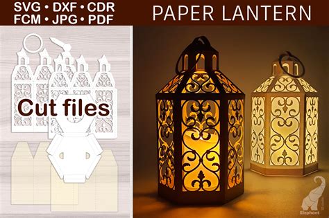 3D Paper Lantern Template Download And DIY Guide