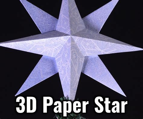 Free 3D Paper Star Templates