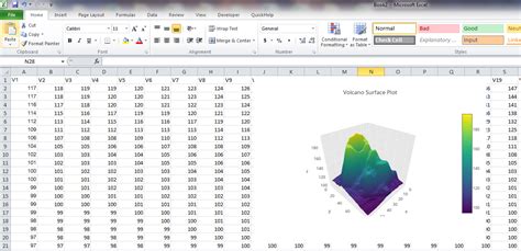 3D Plots in Excel