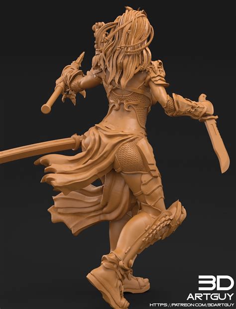 3D Printed Fantasy Figures