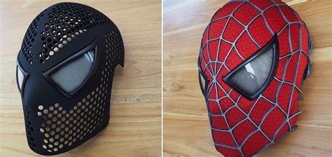 3D printed Spider-Man mask