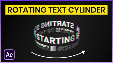 3D Rotating Text Template