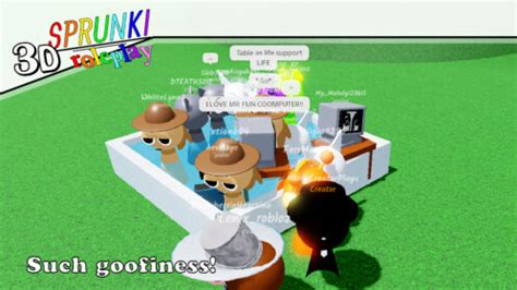 A screenshot of combat in 3D Sprunki