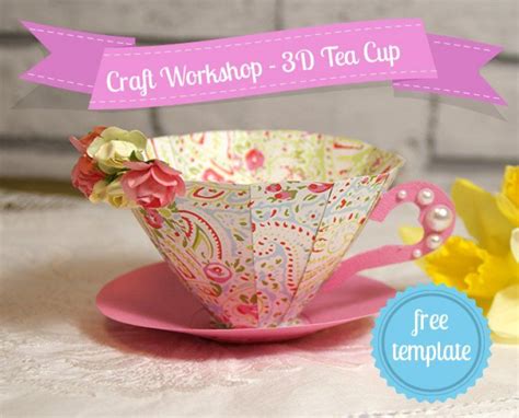 3D tea cup template mistakes