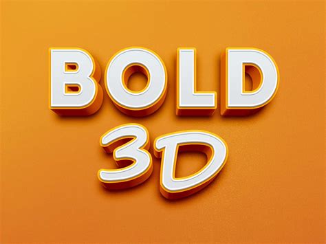 3D Text Effect Template