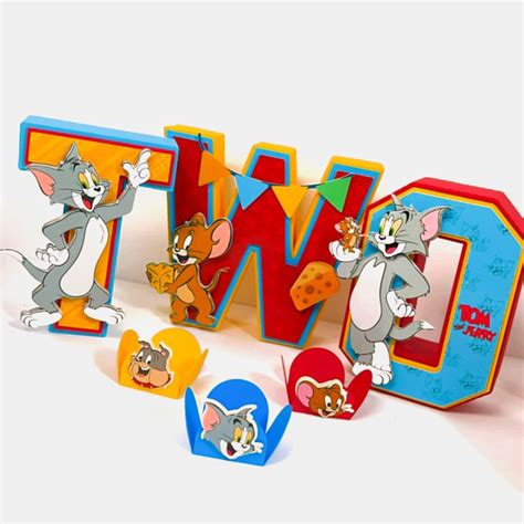 3D Tom and Jerry Cake Topper